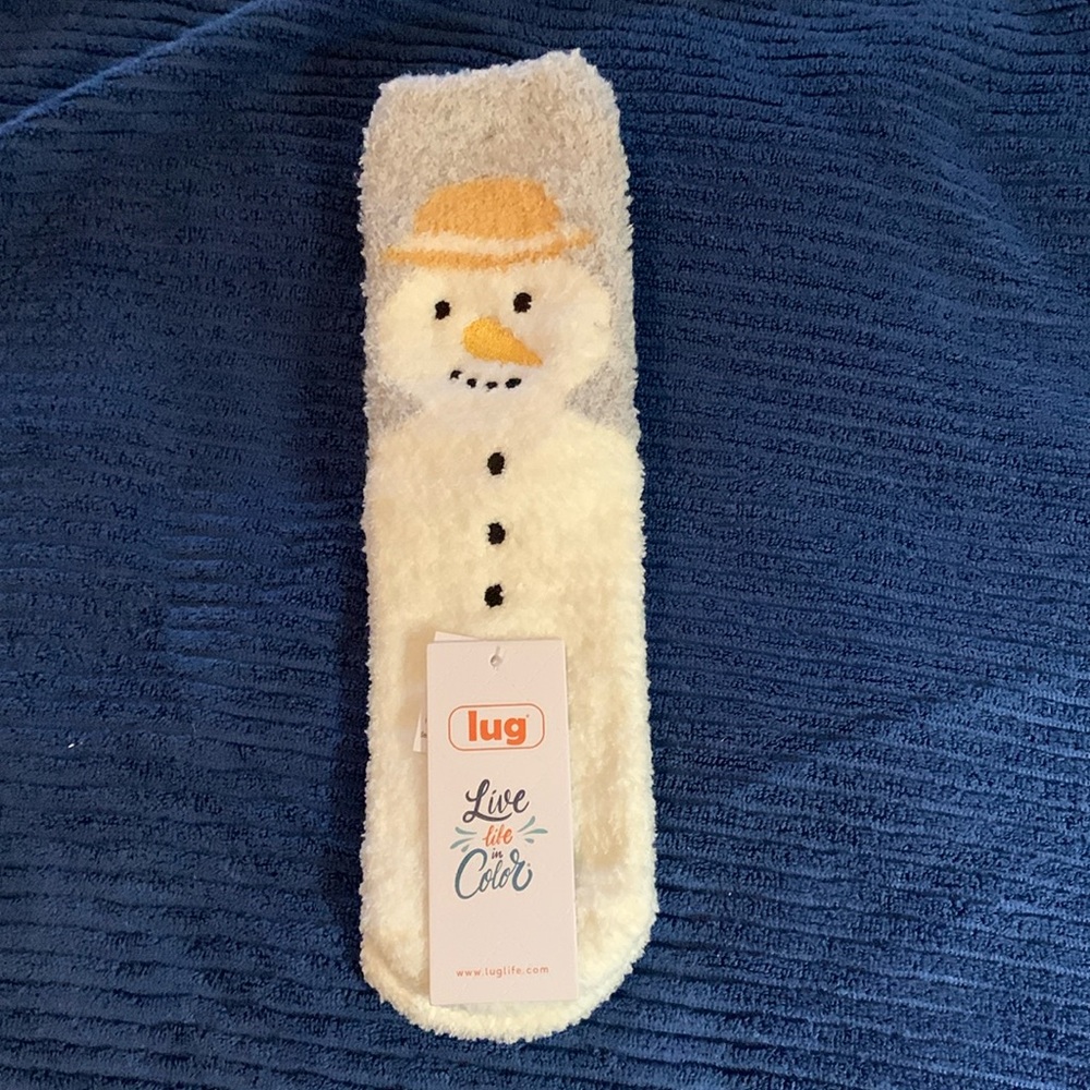 BNWT - LUG Snowman socks
